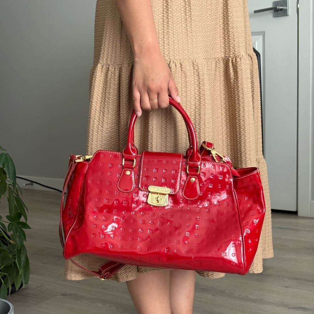 Arcadia gorgeous red handbag/cross body bag - Picture 8 of 13